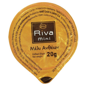 Riva μέλι μερίδα mini 100x20gr