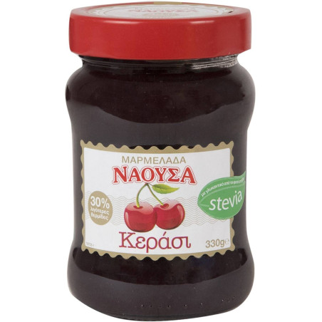 Νάουσα μαρμελάδα κεράσι με στέβια 330gr