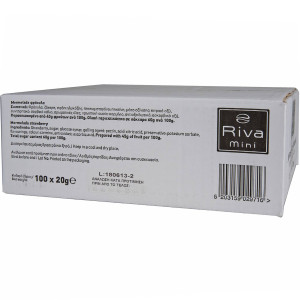 Riva cafe μαρμελάδα φράουλα μερίδα mini 100x20gr