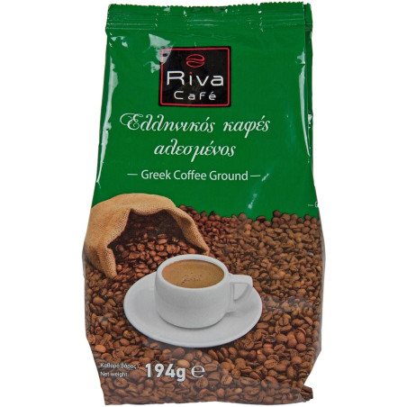 Riva café καφές ελληνικός αλεσμένος 194gr