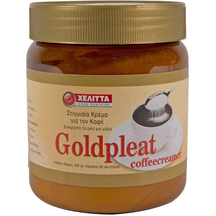 Χελιττα κρέμα καφέ goldpleat cream 250gr