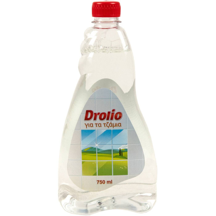 Drolio υγρό καθαριστικό τζαμιών ανταλλακτικό 750ml