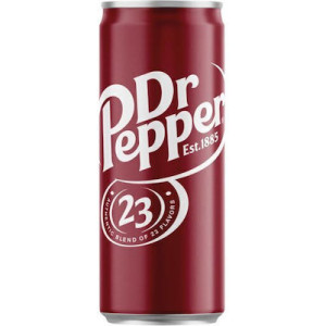 Dr. Pepper αναψυκτικό ανθρακούχο κλασικό 330ml