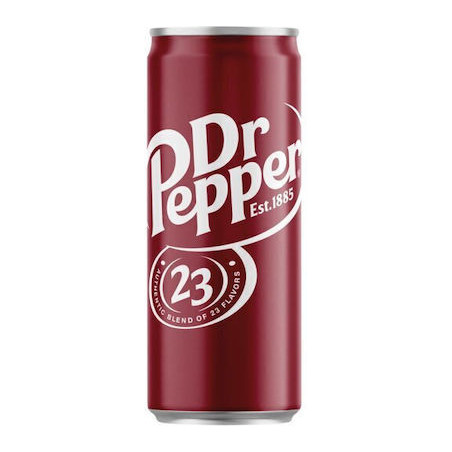 Dr. Pepper αναψυκτικό ανθρακούχο κλασικό 330ml