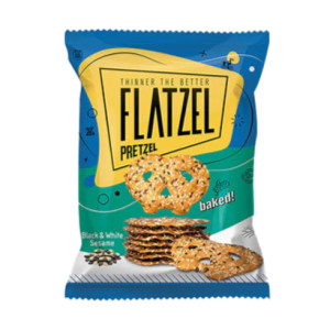 Flatzel πρέτσελ με μαύρο & λευκό σουσάμι 85gr