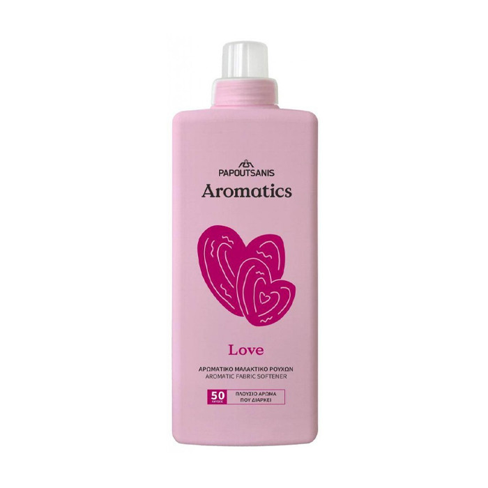 Παπουτσάνης aromatics μαλακτικό ρούχων love 24μεζ 1lt