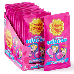 CHUPA CHUPS cotton bubble gum tutti frutti 12τεμ (826072)