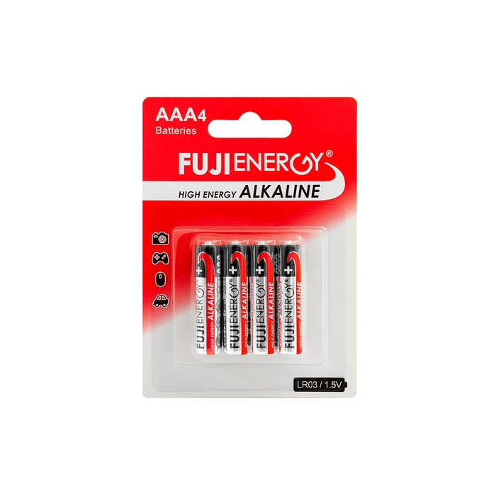 FUJIENERGY αλκαλική μπαταρία AAA LR03/1.5V 4τεμ