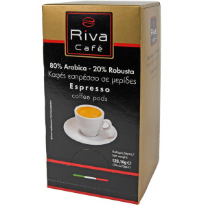 Riva cafe καφές espresso gold σε μερίδες 18x6