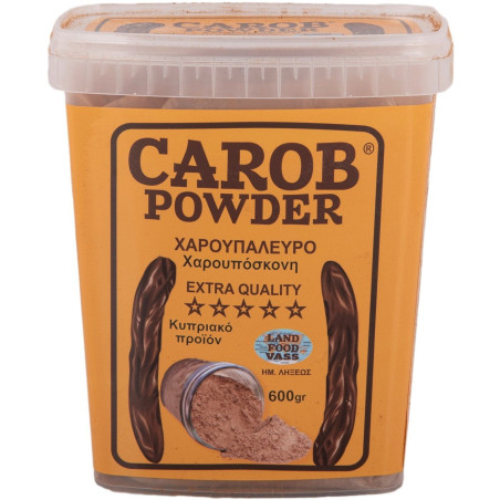 Carob powder χαρουπάλευρο Κύπρου 600gr