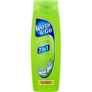 WASH & GO SHAMPOO 400ml - 2 ΣΕ 1 ANTI-DANDRUFF