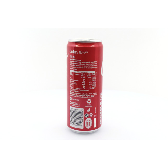 Coca cola αναψυκτικό original εισαγωγής 330ml