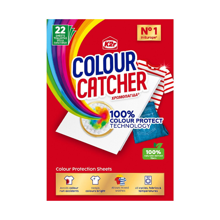 K2r colour catcher χρωμοπαγίδες 22τεμ