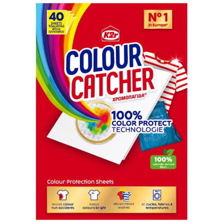 K2r colour catcher χρωμοπαγίδες 40τεμ