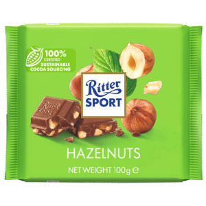 RITTER SPORT ΣΟΚΟΛΑΤΑ 100gr. - (ΓΑΛΑΚΤΟΣ ΜΕ ΦΟΥΝΤΟΥΚΙΑ)