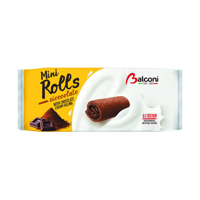 Balconi mini rolls κακάο 180gr