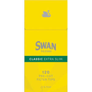 Swan φιλτράκια classic extra slim κίτρινο 5,7mm 120τεμ Swan - 1