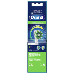 ORAL-B ΑΝΤΑΛΛΑΚΤΙΚΑ ΟΔΟΝΤΟΒΟΥΡΤΣΑΣ 2τεμ. - (CROSS ACTION)