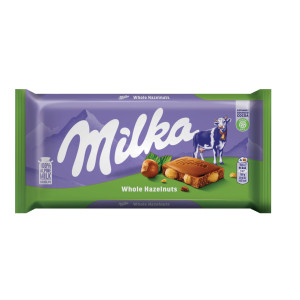 MILKA ΣΟΚΟΛΑΤΑ 100gr WHOLE HAZELNUTS