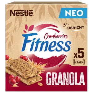 NESTLE BARS FITNESS 38gr. - (GRANOLA CRANBERRY) (5τεμ)