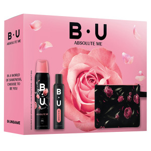 B.U. Absolute (Eau De Toilette 50ml & Deo Spray 150ml & Beauty Bag)