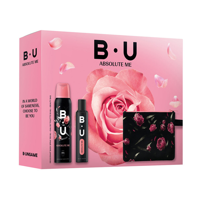 B.U. Absolute (Eau De Toilette 50ml & Deo Spray 150ml & Beauty Bag)