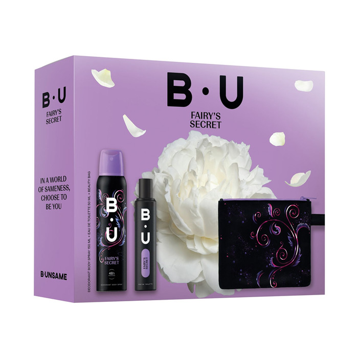 B.U. Fairy's secret (Eau De Toilette 50ml & Deo Spray 150ml & Beauty Bag)