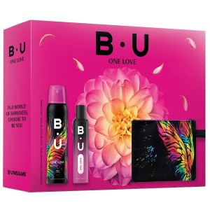 B.U. One Love (Eau De Toilette 50ml & Deo Spray 150ml & Beauty Bag)