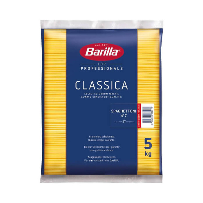 BARILLA ζυμαρικά για επαγγελματίες Spaghettoni No7 5kg