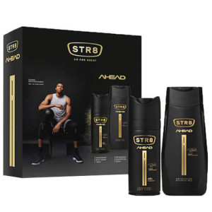 STR8 DEO SPRAY 150ml (+SHOWER GEL 250ml) - (AHEAD)