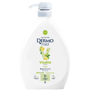 DERMOMED ΑΦΡΟΛΟΥΤΡΟ 1000ml ΜΕ ΑΝΤΛΙΑ - (VITALITA) (LIME)