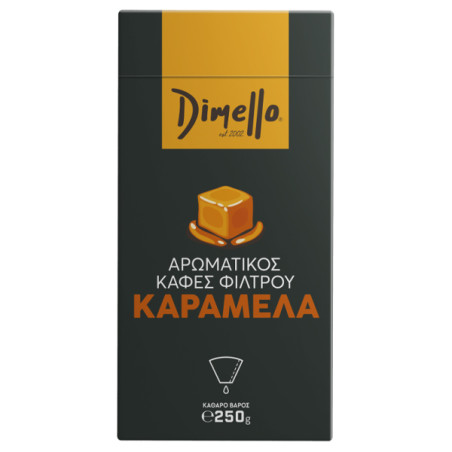 Dimello καφές φίλτρου αλεσμένος καραμέλα 250gr