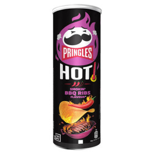 PRINGLES ΤΣΙΠΣ 160gr. - (HOT SMOKING BBQ RIBS)