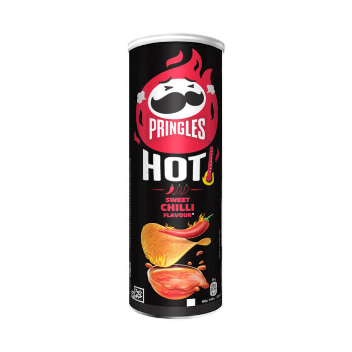 PRINGLES ΤΣΙΠΣ 160gr. - (HOT SWEET CHILLI)