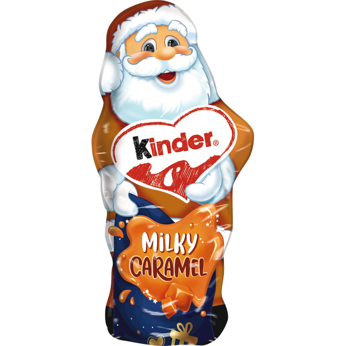 Kinder σοκολατένιος άγιος βασίλης με καραμέλα 110gr