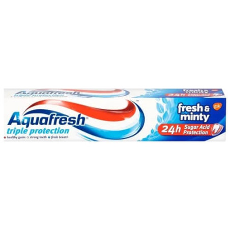 Aquafresh οδοντόκρεμα triple protection fresh & minty 75ml