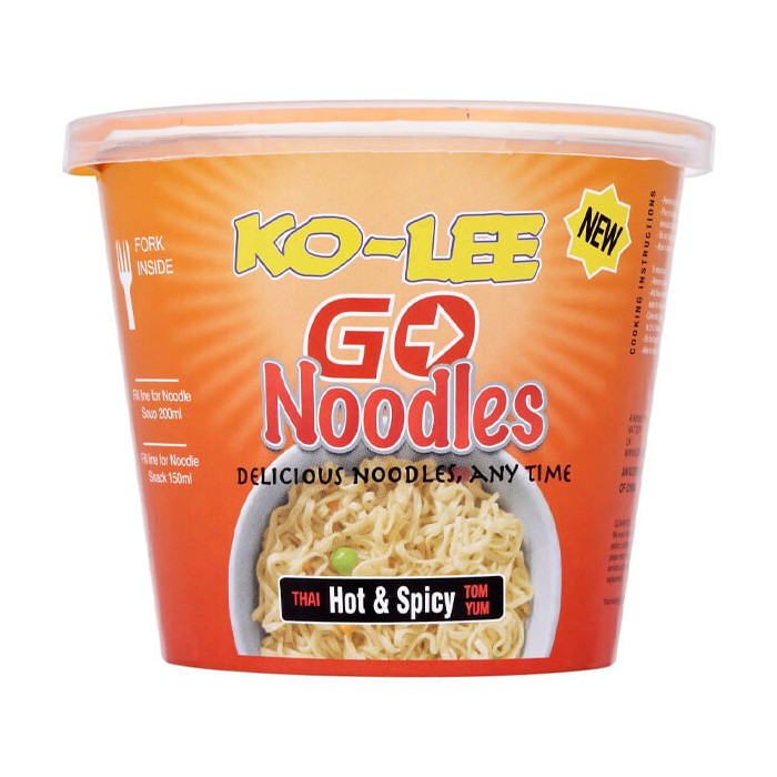 KO-LEE GO Noodles cup Thai Hot & Spicy Tom Yum 65gr