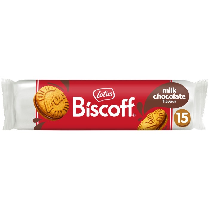 Lotus biscoff μπισκότα sandwich με σοκολάτα γάλακτος 150gr