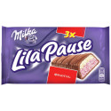 Milka σοκολάτα lila pause φράουλα 3x34gr