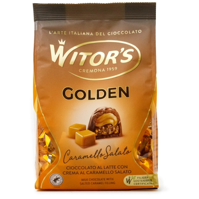 Witor's σοκολατάκια golden caramello salato 200gr