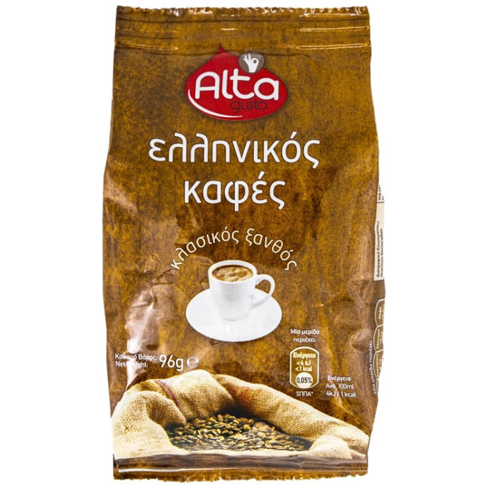 Alta Gusto ελληνικός καφές 96gr