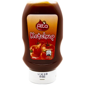 Alta Gusto ketchup top down 490gr