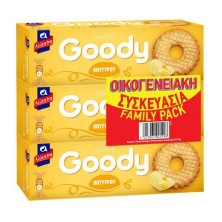 ΑΛΛΑΤΙΝΗ GOODY ΜΠΙΣΚΟΤΑ ΒΟΥΤΥΡΟΥ - (3x175gr.)