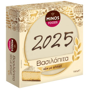 Minos βασιλόπιτα κέικ με φλουρί 780gr