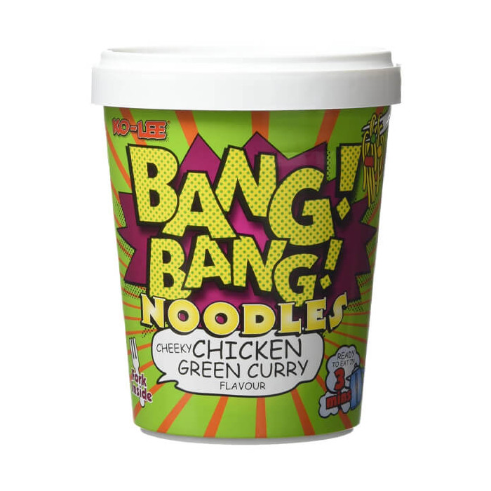 BANG BANG NOODLE CUP 65gr. - (CHEEKY CHICKEN AND GREEN CURRY)