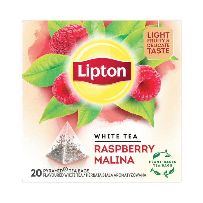 LIPTON ΛΕΥΚΟ ΤΣΑΙ ΠΥΡΑΜΙΔΑ (20x1,5gr) - (ΒΑΤΟΜΟΥΡΟ)