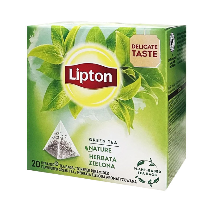 LIPTON ΠΡΑΣΙΝΟ ΤΣΑΙ ΠΥΡΑΜΙΔΑ (20x1,4gr) - (NATURE)