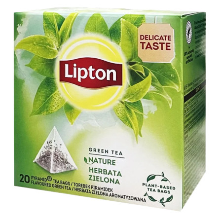 LIPTON ΠΡΑΣΙΝΟ ΤΣΑΙ ΠΥΡΑΜΙΔΑ (20x1,4gr) - (NATURE)