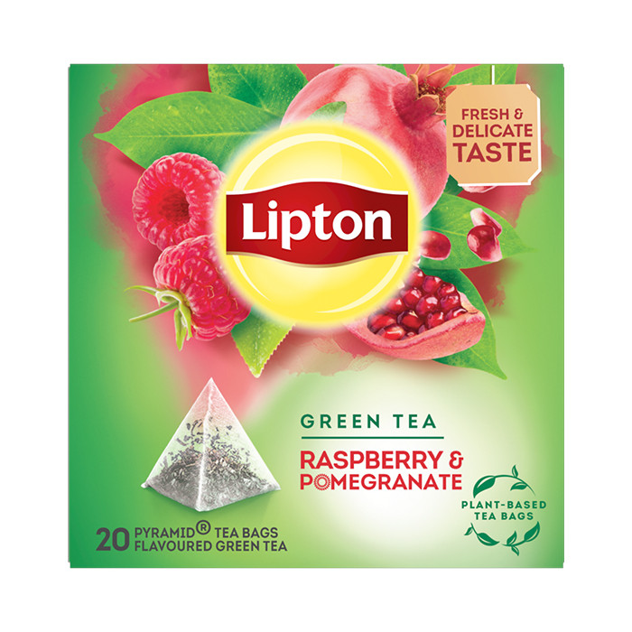 LIPTON ΠΡΑΣΙΝΟ ΤΣΑΙ ΠΥΡΑΜΙΔΑ (20x1,4gr) - (ΒΑΤΟΜΟΥΡΟ & ΡΟΔΙ)