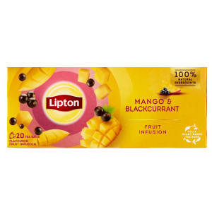 LIPTON ΤΣΑΙ ΦΑΚΕΛΑΚΙ (20x1,7gr) - (ΜΑΝΓΚΟ & ΦΡΑΓΚΟΣΤΑΦΥΛΟ)